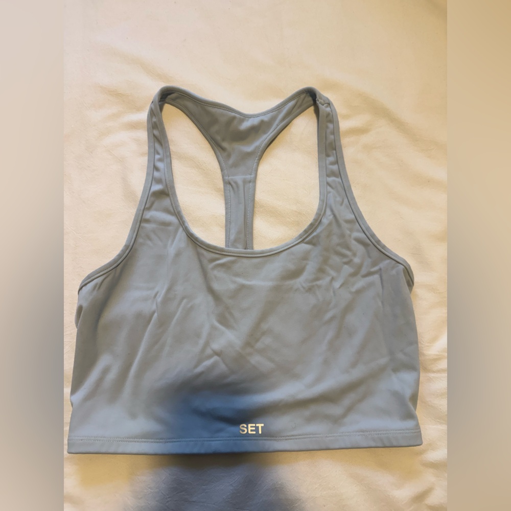 SET Active Light Blue Sports Bra